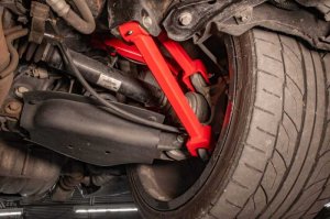 Chevrolet Camaro Control Arm Kit - Rear - UMI Performance - Adjustable, Roto-Joints - Red - `16-`24